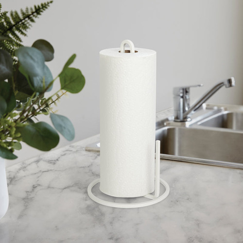 Squire Countertop Paper Towel Holder - White Squire Countertop Paper Towel Holder - White