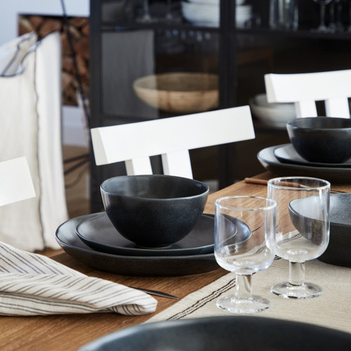 Livia Matte Black Soup/Cereal Bowl - Set of 6