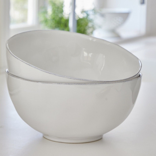 Livia White Serving Bowl