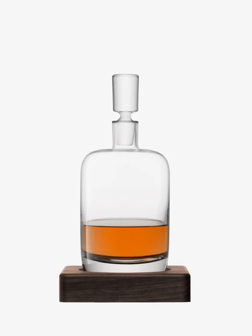 Whisky Renfrew Decanter 1.1L & Walnut Base