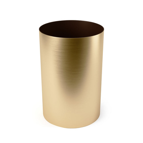 Metalla Trash Can - Matte Brass