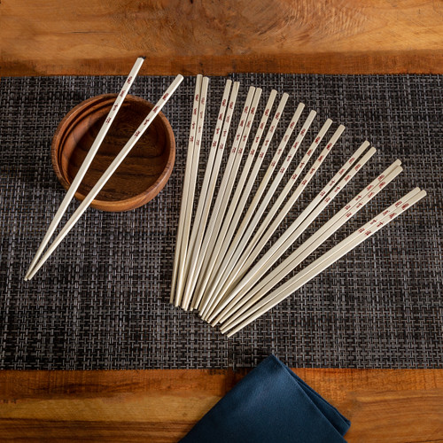 Burnished Bamboo Chopsticks Set -10 Pair
