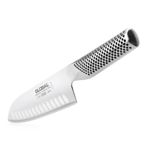 Global G Series Santoku Knife Fluted 18cm/7"