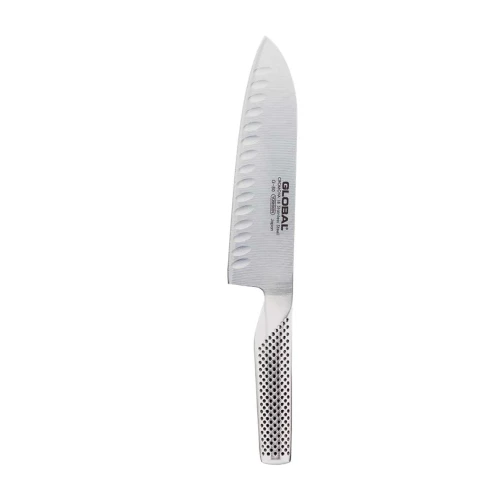 Global G Series Santoku Knife Fluted 18cm/7"