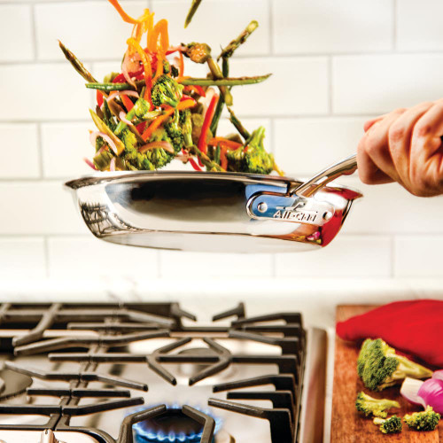 All-Clad 10" d3 Stainless Steel Frypan with Lid All-Clad 10" d3 Stainless Steel Frypan with Lid