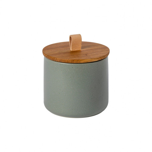 Pacifica Artichoke Storage Cannister Medium with Oak Lid