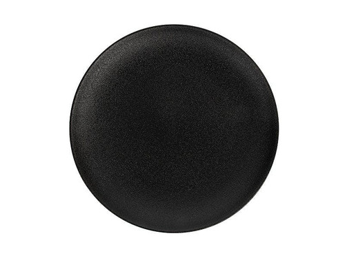 Maxwell & Williams Caviar Black Coupe 12-Piece Dinnerware Set