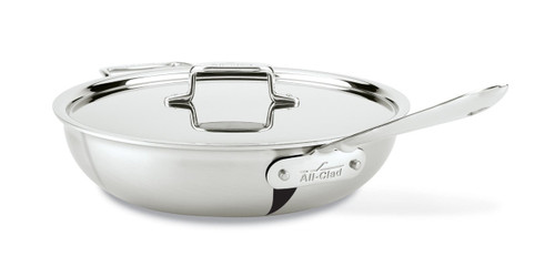 All-Clad Brushed D5 4-quart Weeknight Pan with Lid