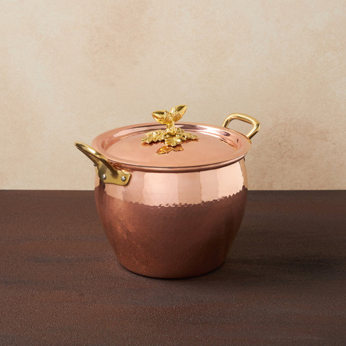 Ruffoni Historia Decor Copper Stockpot 4L