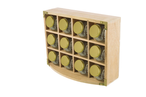 Kitchen Pantry Spice Rack 12 Jars