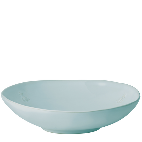 Bee Pasta Plate Aqua - set of 4