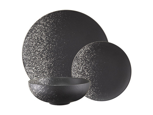 Maxwell & Williams Caviar Galaxy 12-piece Dinnerware Set