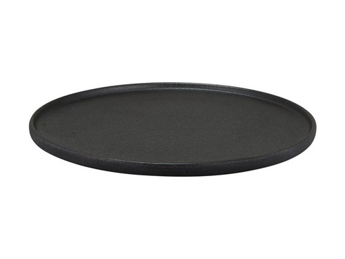 Maxwell & Williams Caviar Black High Rimmed Platter 28cm - Set of 2