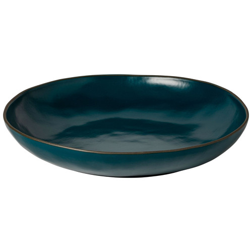 Stacked Organic Deep Sea Serving Bowl