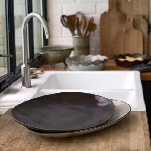 Stacked Organic Port Oval Platter