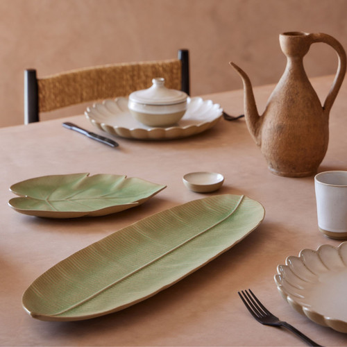 Marrakesh Eucalyptus Monstera Leaf