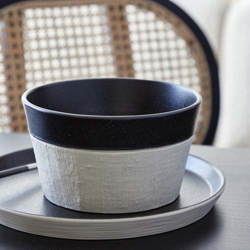 Notos Black Noodle Bowl - Set of 6