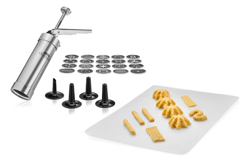 GEFU Cookie Press with Silicone Baking Mat GEFU Cookie Press with Silicone Baking Mat