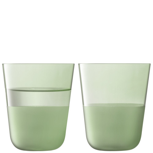 Arc Contrast Tumbler 380ml Moss- Set of 2