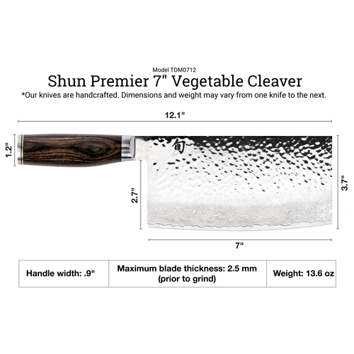 Shun Premier 7" Vegetable Cleaver