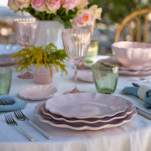 Rosa Pink Dinner Plate - Set of 6