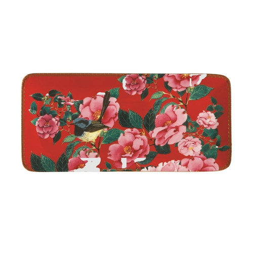 Maxwell & Williams Silk Road Rectangle Red Platter 33x15.5 cm