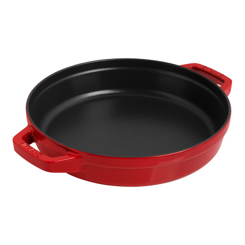 STAUB Stackable Set Stackable Set Medium 4 Piece Cast Iron, Cherry STAUB Stackable Set Stackable Set Medium 4 Piece Cast Iron, Cherry
