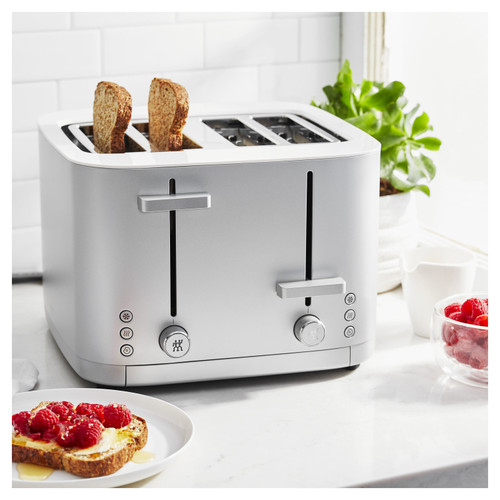 ZWILLING Enfinigy 4 Short Slots Toaster - Silver ZWILLING Enfinigy 4 Short Slots Toaster - Silver