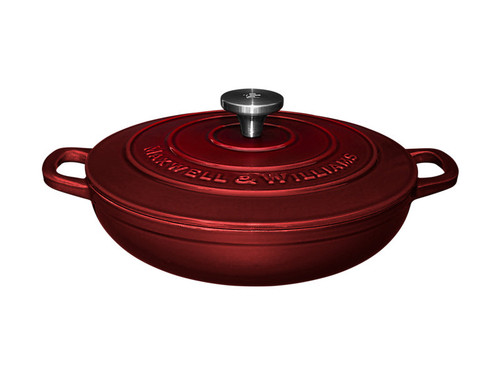 Maxwell & Williams Cast Iron Brasier Merlot 27cm/3.3L