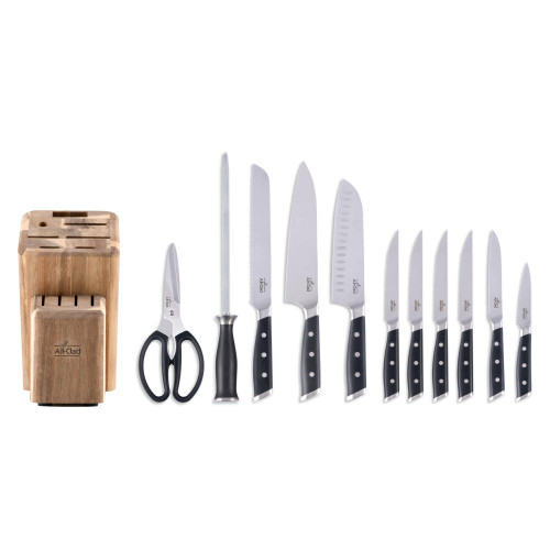 All-Clad Forged Knife Set  with Block 12-piece