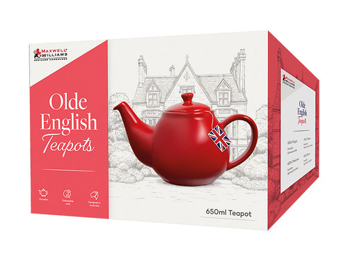 Maxwell & Williams Olde English Teapot 650ml - Red