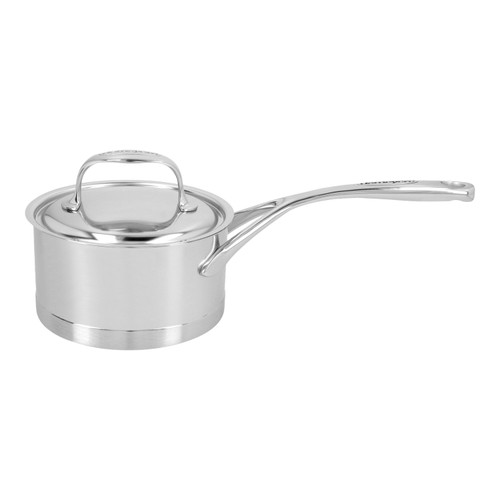 DEMEYERE Atlantis 7 1 L 18/10 Stainless Steel Round Sauce Pan With Lid, Silver