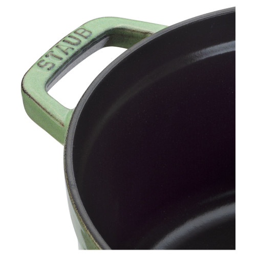 STAUB La Cocotte 5.25 L Cast Iron Round Cocotte, Sage