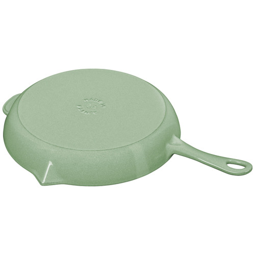 STAUB Pans 30 cm / 12 inch Cast Iron Frying Pan, Sage