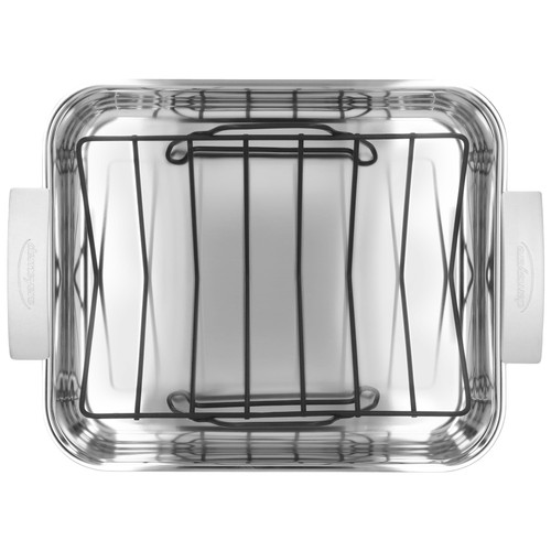 DEMEYERE Industry 5 Rectangular Roaster + Rack (39 x 33cm)