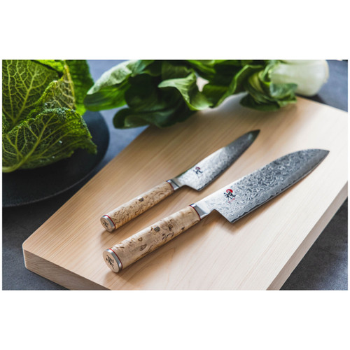 MIYABI 5000 MCD 7 inch Santoku, Brown