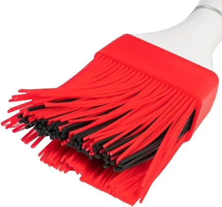 Cuisipro Basting Brush, 8"/20cm, Silicone, White/Red