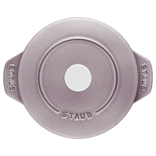 STAUB La Cocotte 1.75 L Cast Iron Round Rice Cocotte, Cherry Blossom