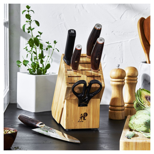 MIYABI 6000 MCT 7 Piece Knife Block Set