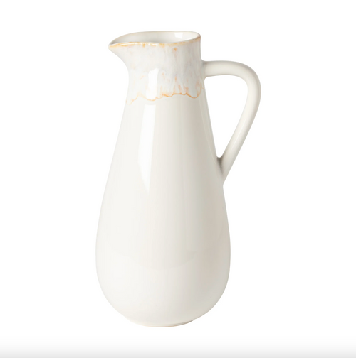 Taormina White Pitcher