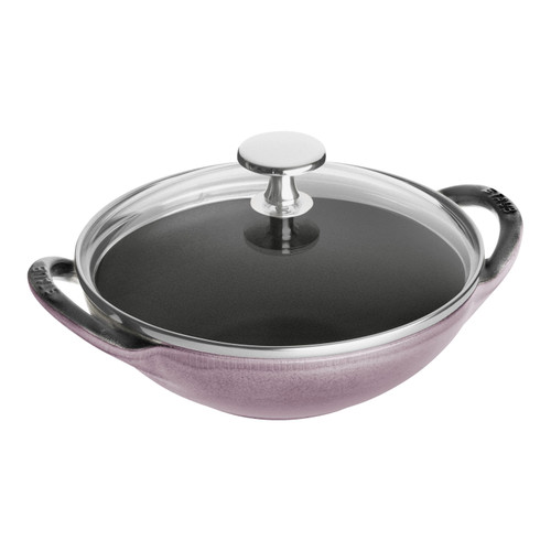 STAUB Specialities 16 cm / 6.5 inch Cast Iron Mini Wok, Cherry Blossom
