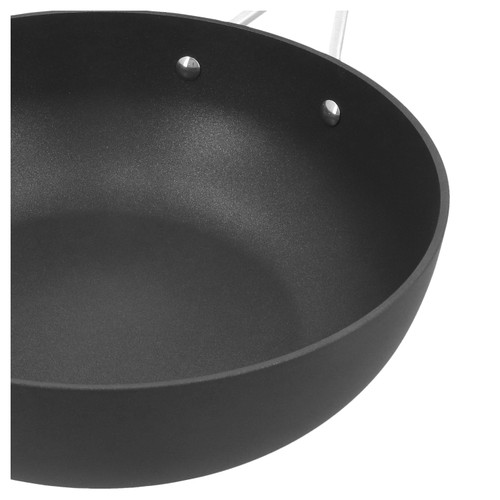 DEMEYERE Alu Industry 3 28 cm / 11 inch Aluminum Wok Flat Bottom