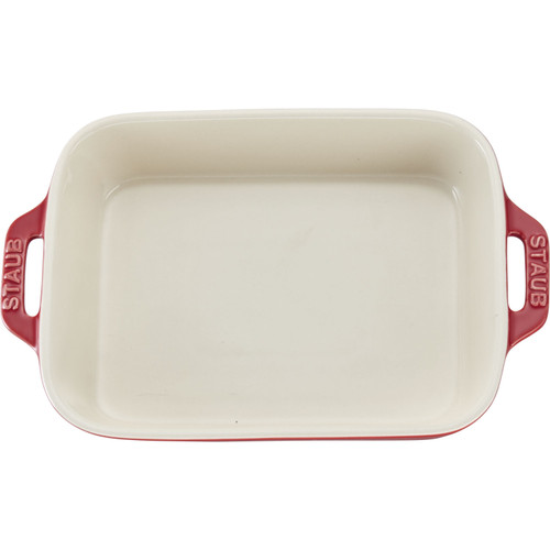 STAUB Ceramique Mixed Baking Dish Set Cherry 3 Piece
