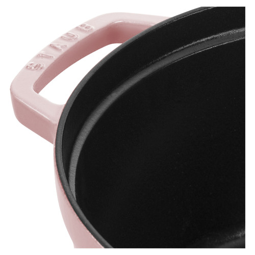 STAUB La Cocotte 6.75 L Cast Iron Round Cocotte, Sorbet Rose
