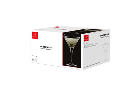 Bartender Novecento Classic Martini Glasses