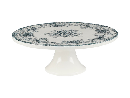 Rosetta Antique Blue Cake Stand by Casa Domani