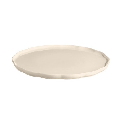 Emile Henry Madeleine Round Serving Platter 31.5cm Argile