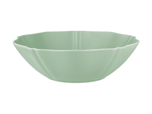 Florence Sage Scalloped Serving Bowl 25x7cm