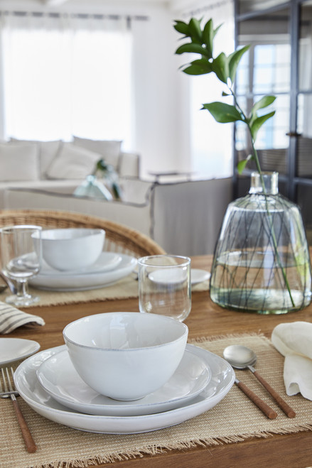 Livia Mauve White Salad/Dessert Plate Set of 6