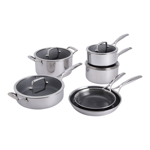 ZWILLING Peak 10 Piece Stainless Steel Cookware Set